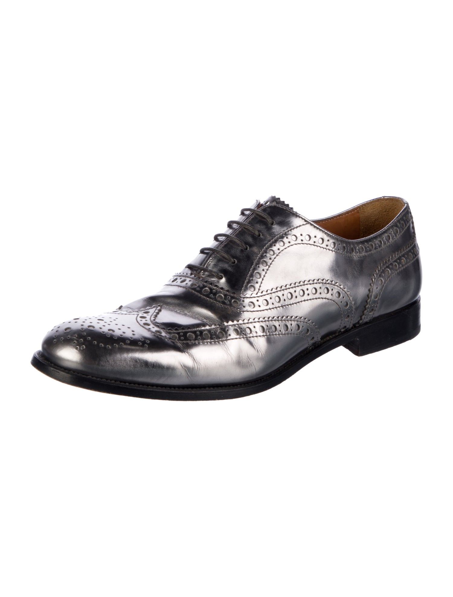 Church's Leather Lasercut Accents Oxfords