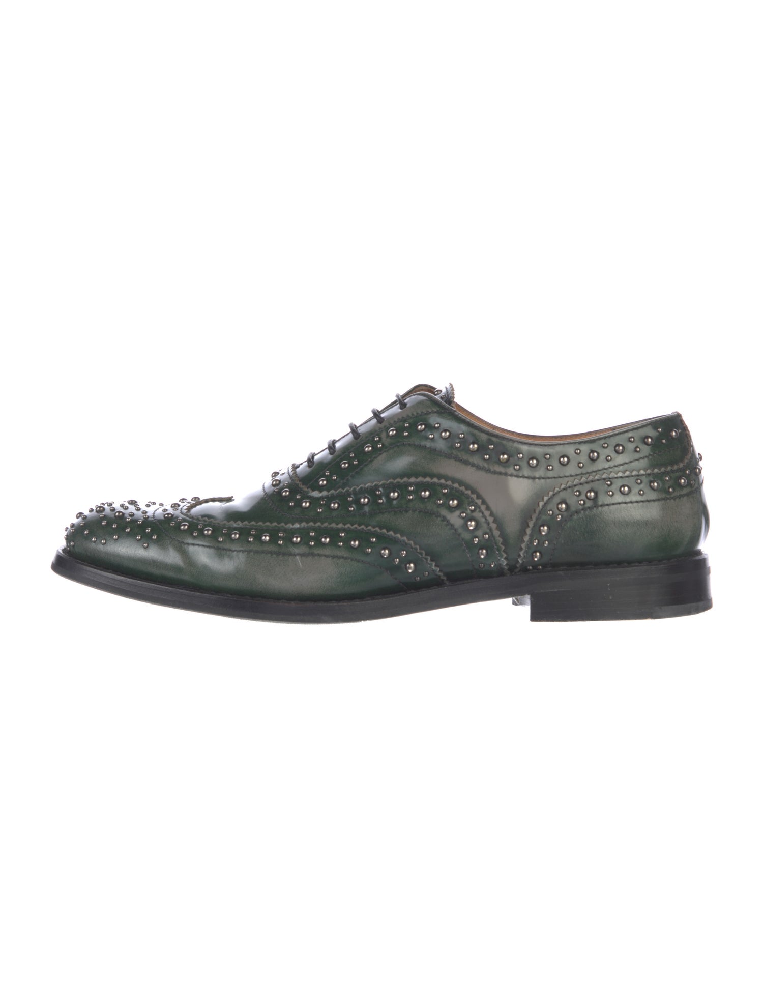 Church's Leather Studded Accents Oxfords