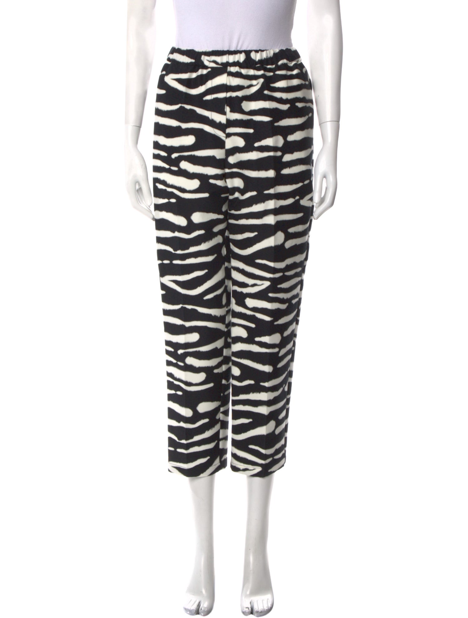 Christian Wijnants Animal Print Straight Leg Pants w/ Tags