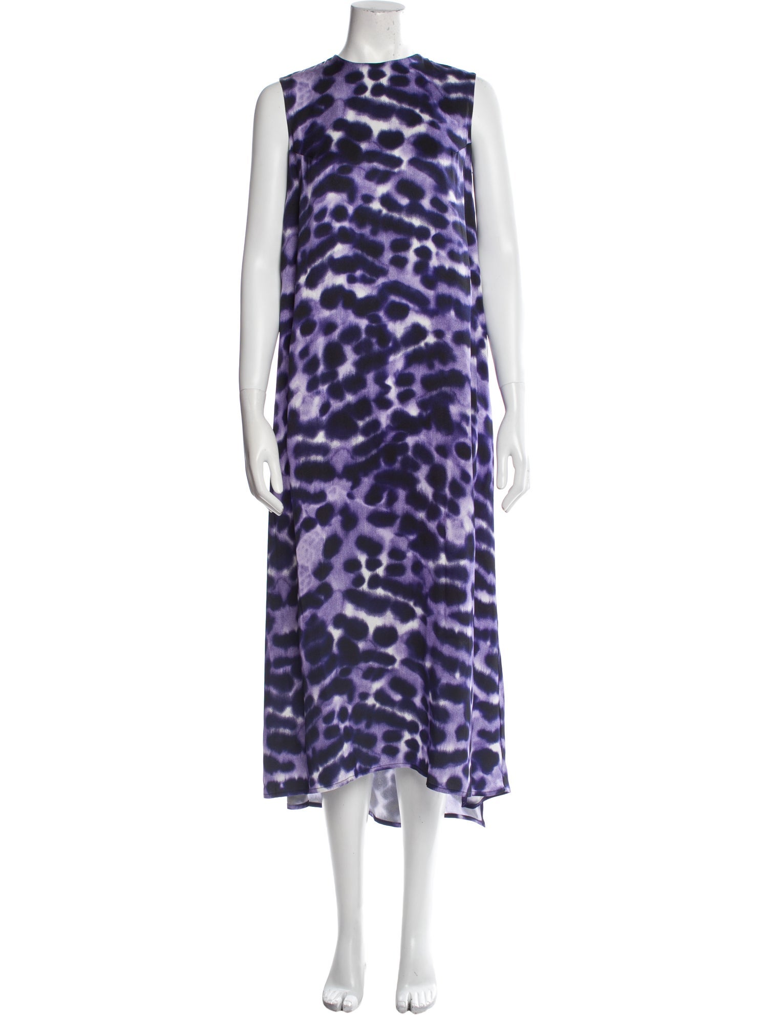 Christian Wijnants Animal Print Long Dress