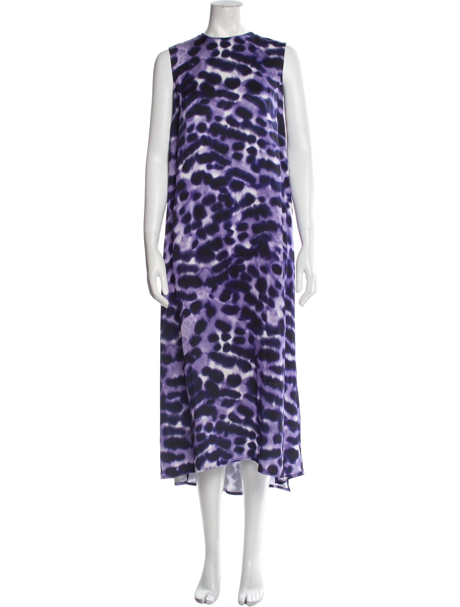 Christian Wijnants Animal Print Long Dress