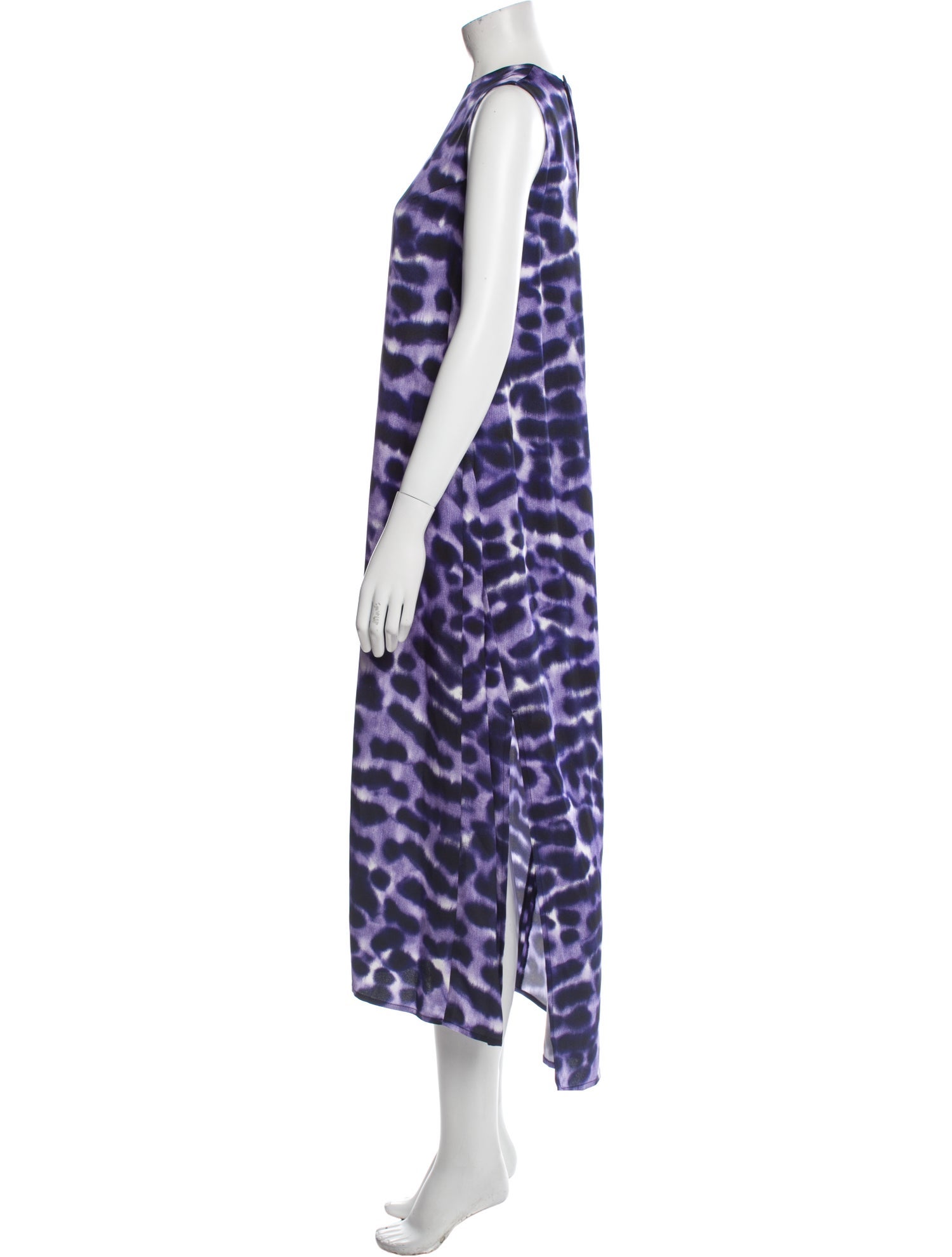 Christian Wijnants Animal Print Long Dress