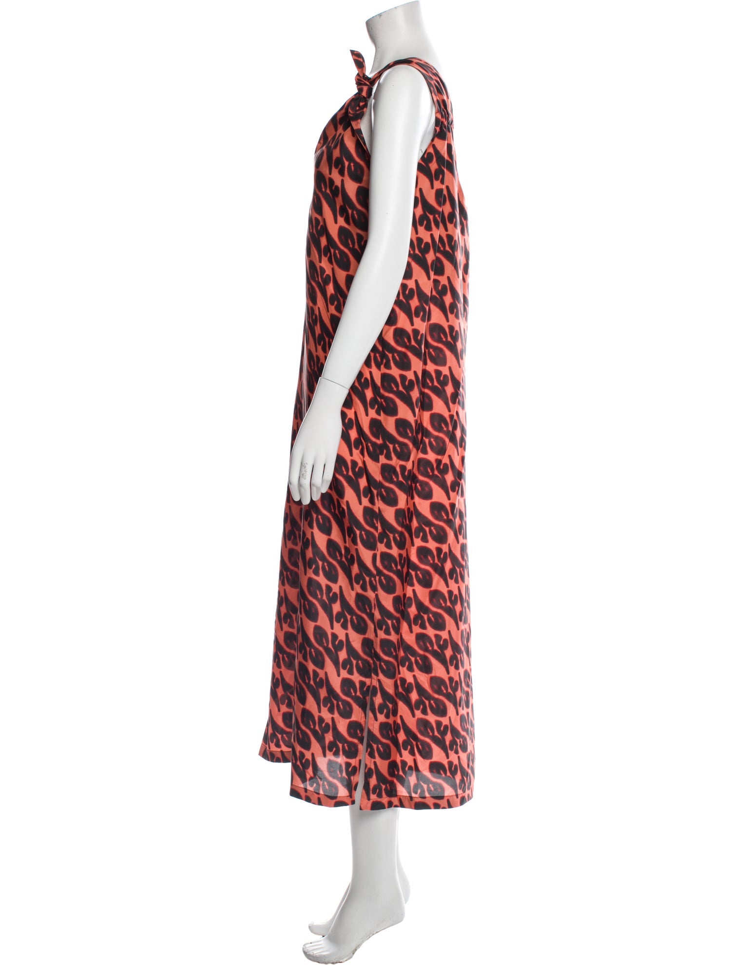 Christian Wijnants Animal Print Long Dress
