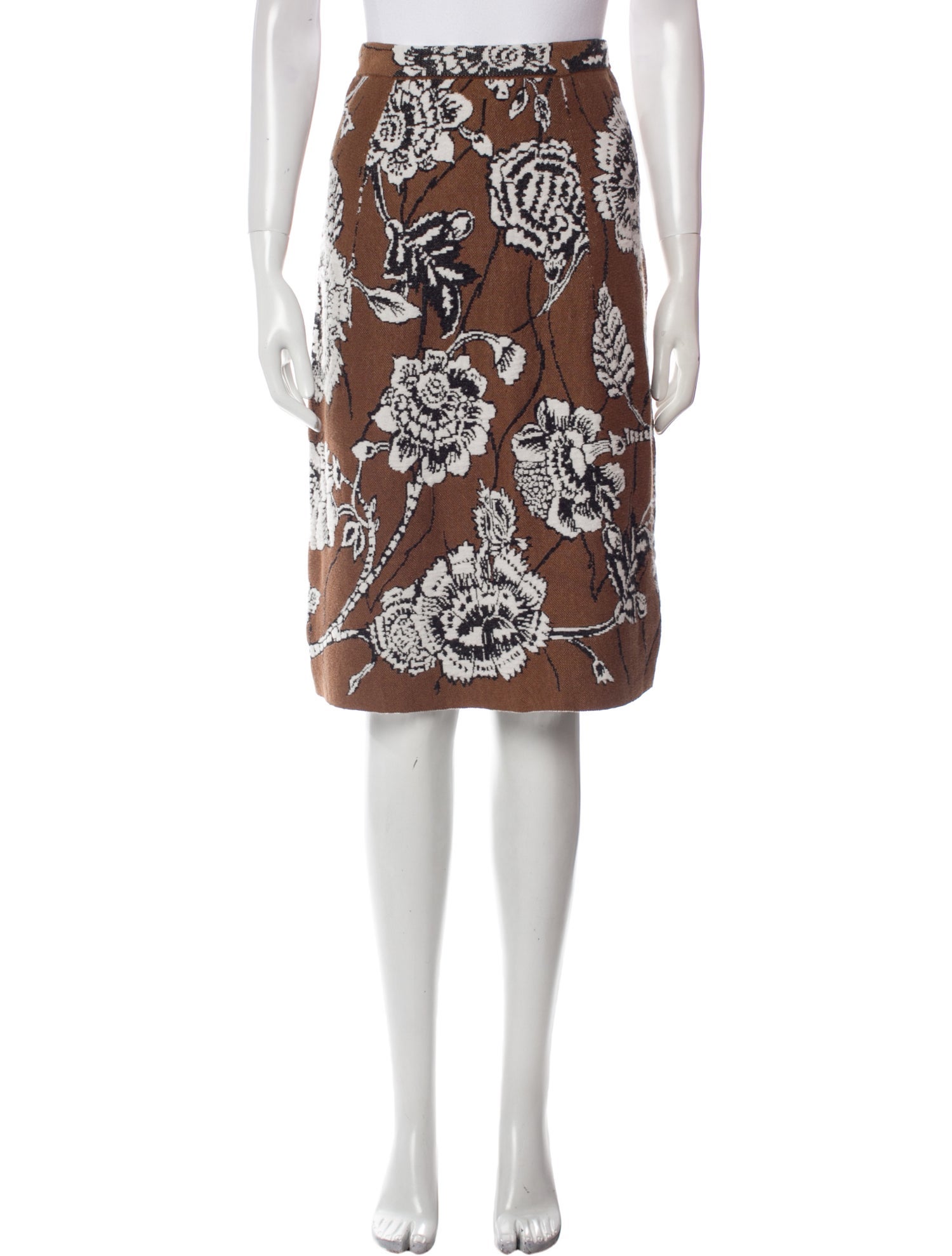 Christian Wijnants Floral Print Knee-Length Skirt w/ Tags