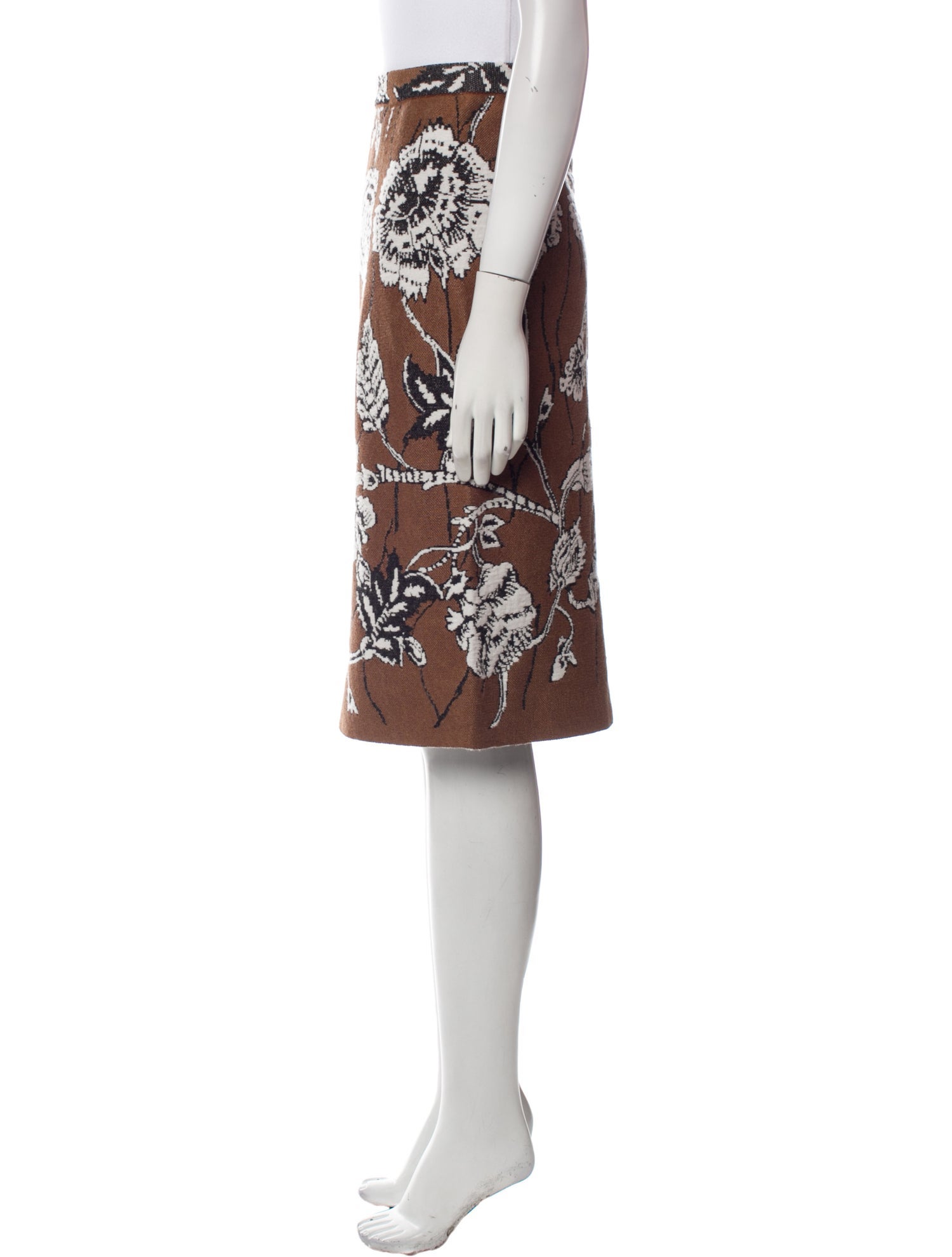 Christian Wijnants Floral Print Knee-Length Skirt w/ Tags