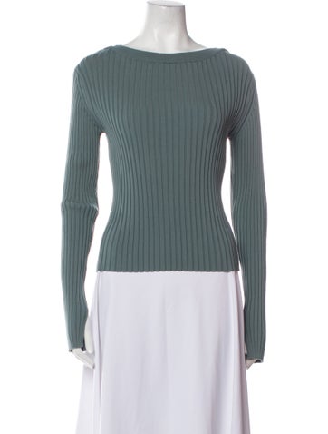 Christian Wijnants Tops Bateau Neckline Long Sleeve Top L