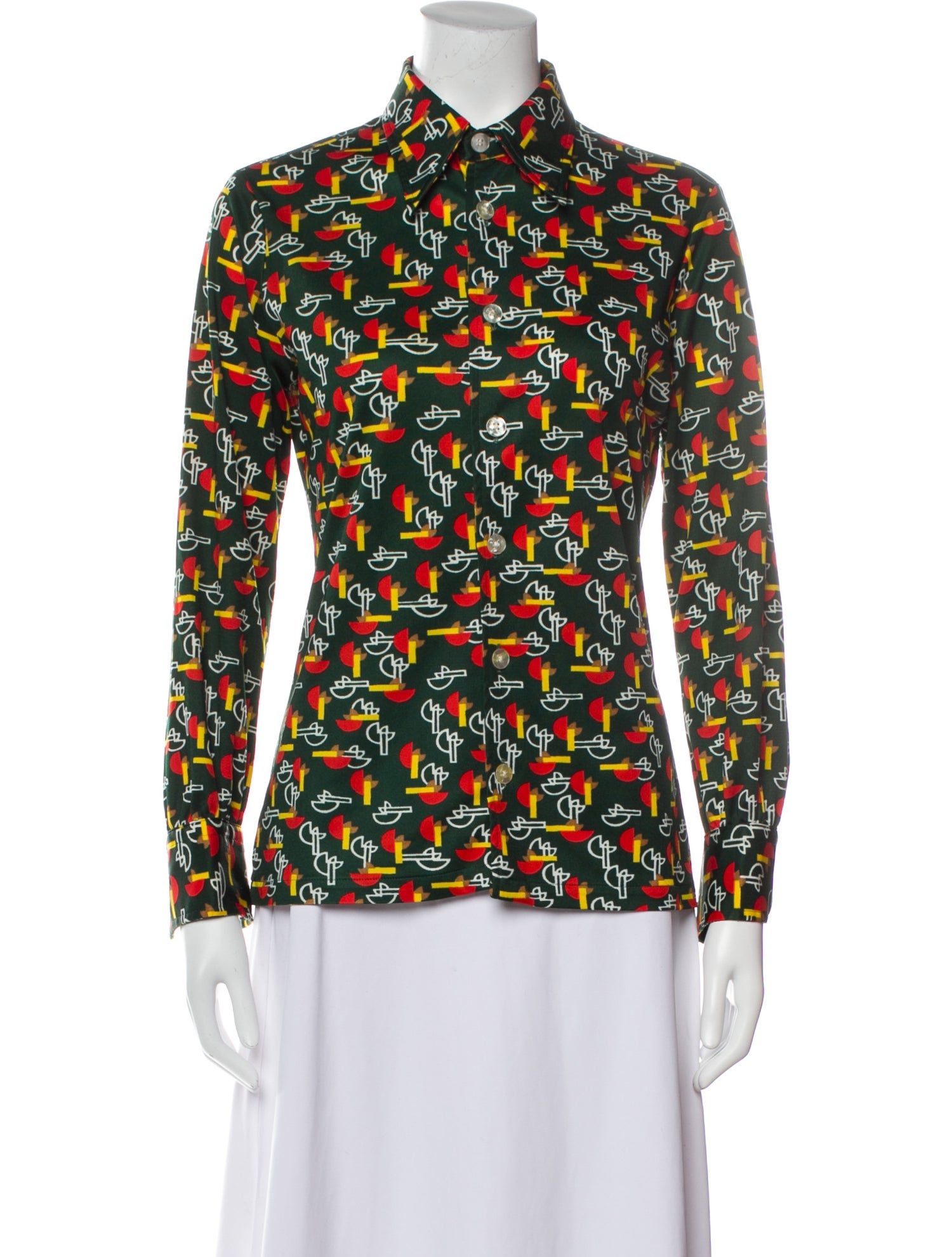 Christian Wijnants Merino Wool Printed Sweater