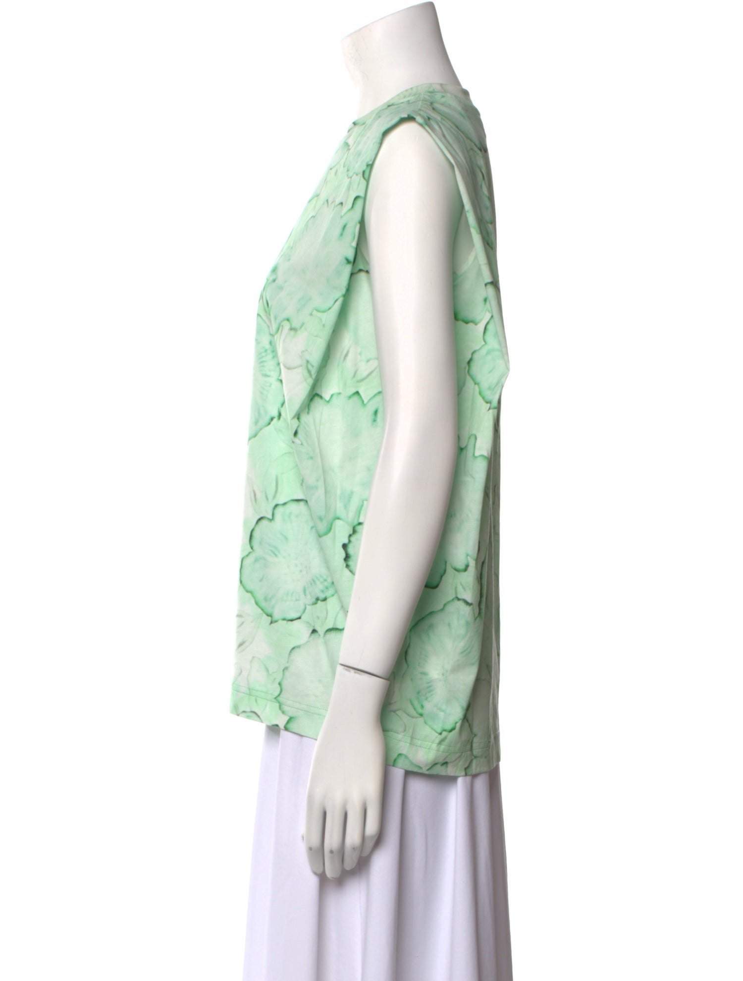 Christian Wijnants Floral Print Crew Neck Blouse w/ Tags