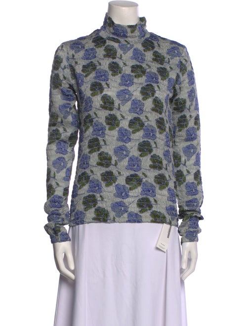 Christian Wijnants Silk Floral Print Blouse