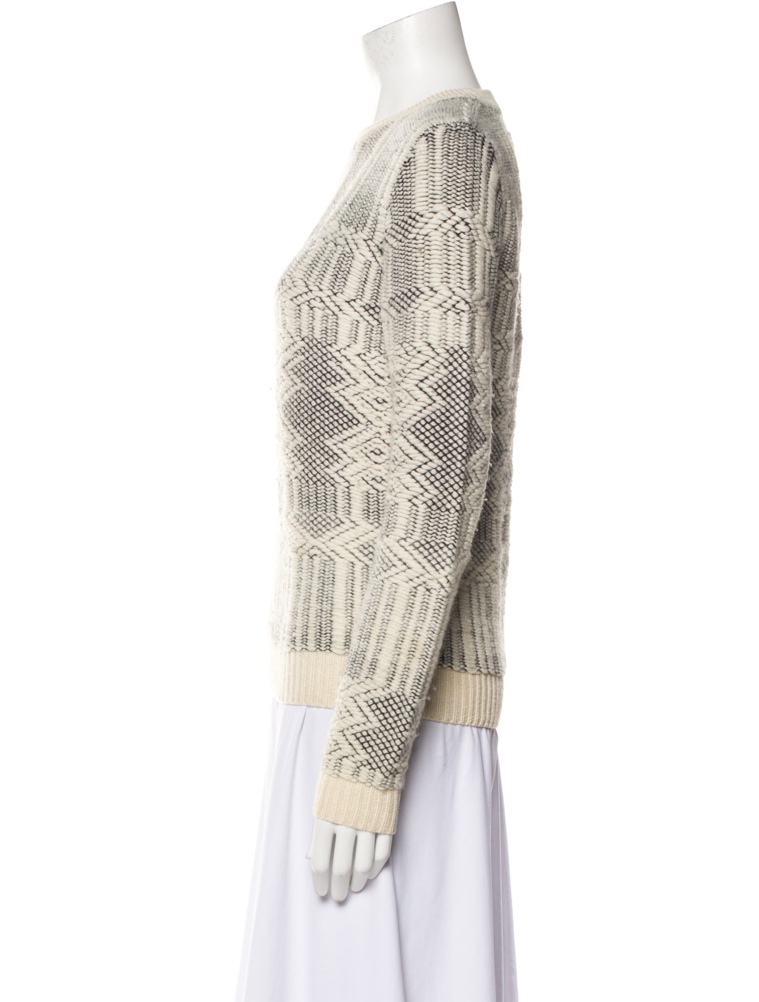 Christian Wijnants Virgin Wool Printed Sweater