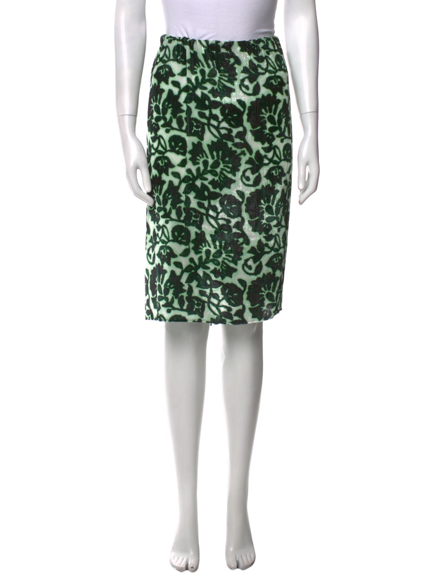 Christian Wijnants Floral Print Mini Skirt