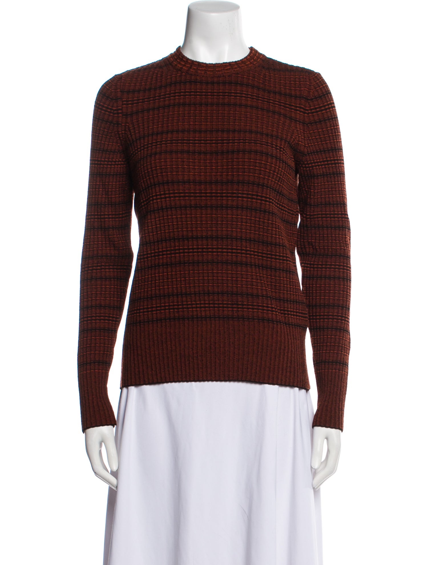 Christian Wijnants Silk Striped Sweater