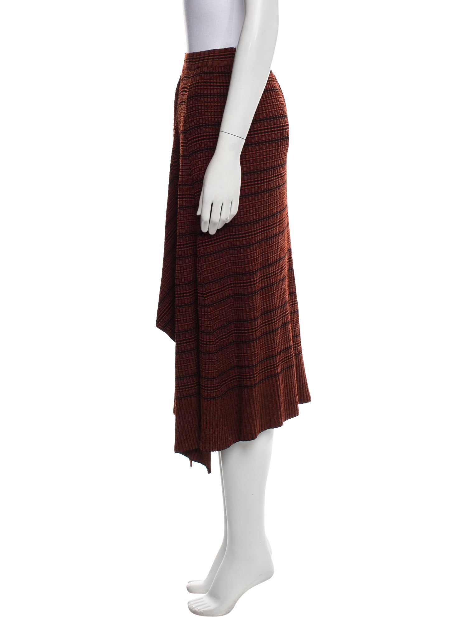 Christian Wijnants Virgin Wool Midi Length Skirt