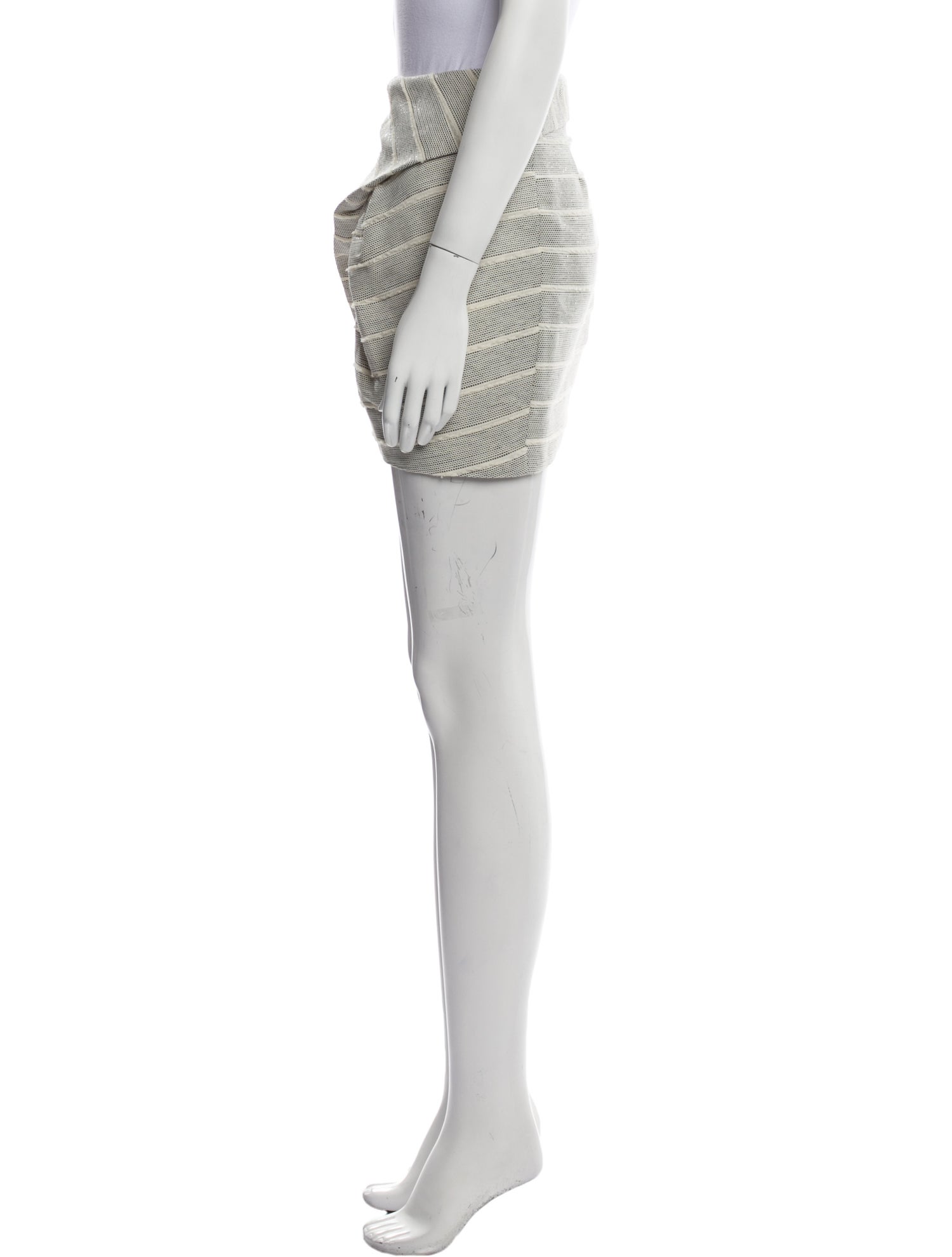 Christian Wijnants Striped Mini Skirt