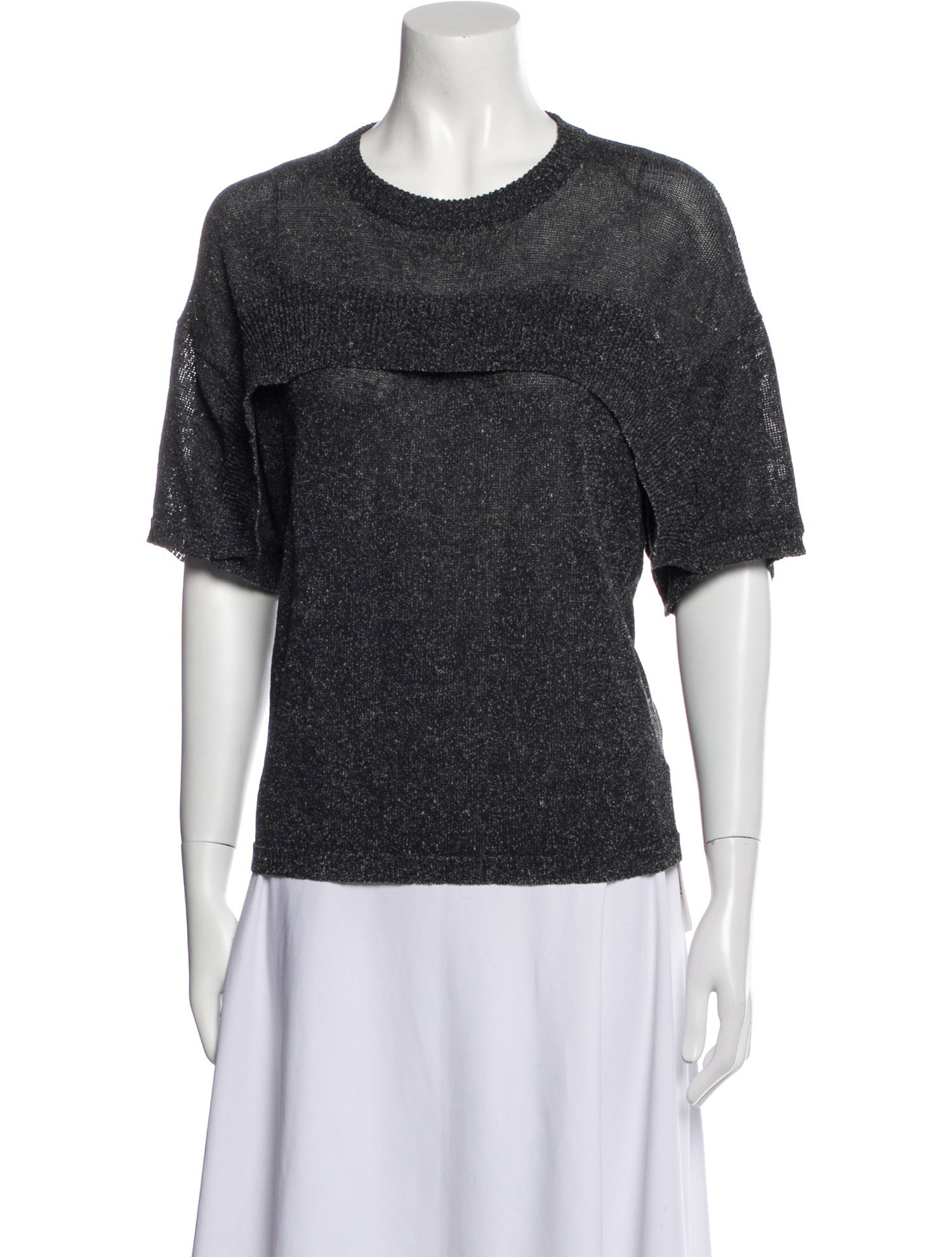 Christian Wijnants Linen Crew Neck T-Shirt