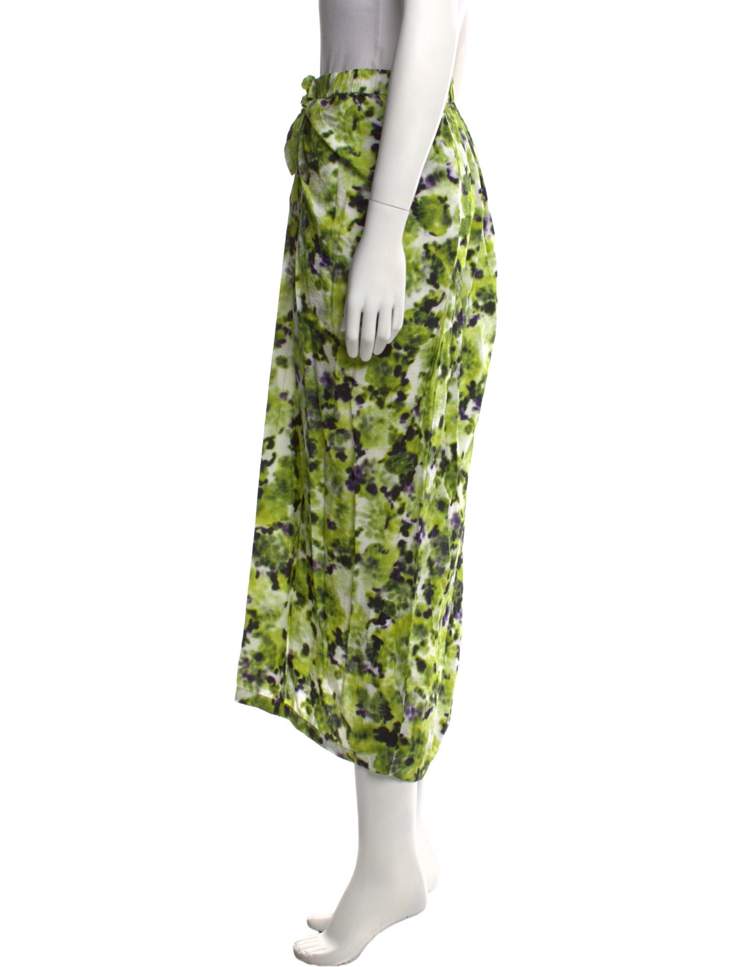 Christian Wijnants Floral Print Midi Length Skirt