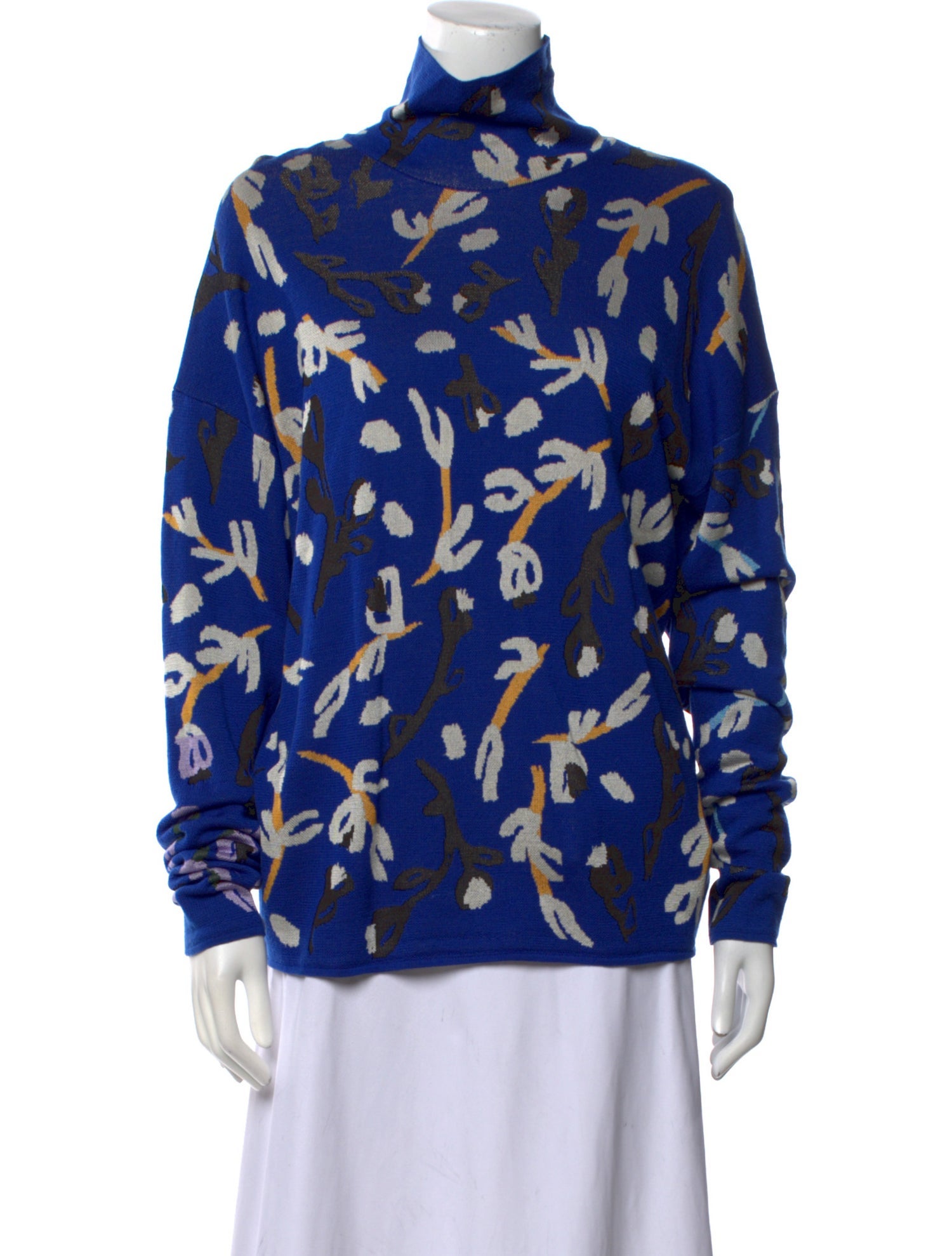 Christian Wijnants Printed Turtleneck Sweater