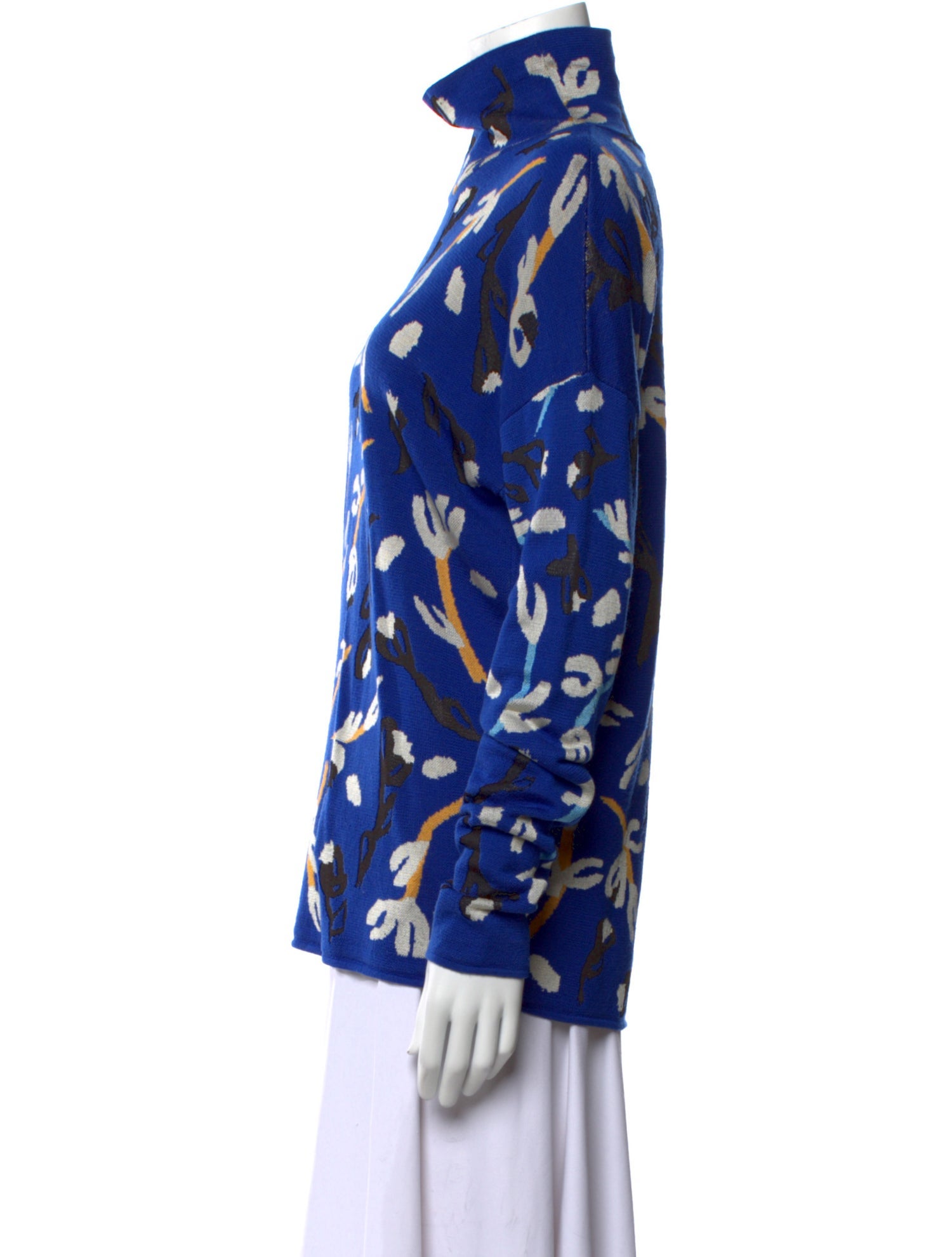 Christian Wijnants Printed Turtleneck Sweater