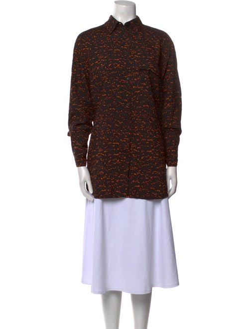 Christian Wijnants Printed Mock Neck Tunic