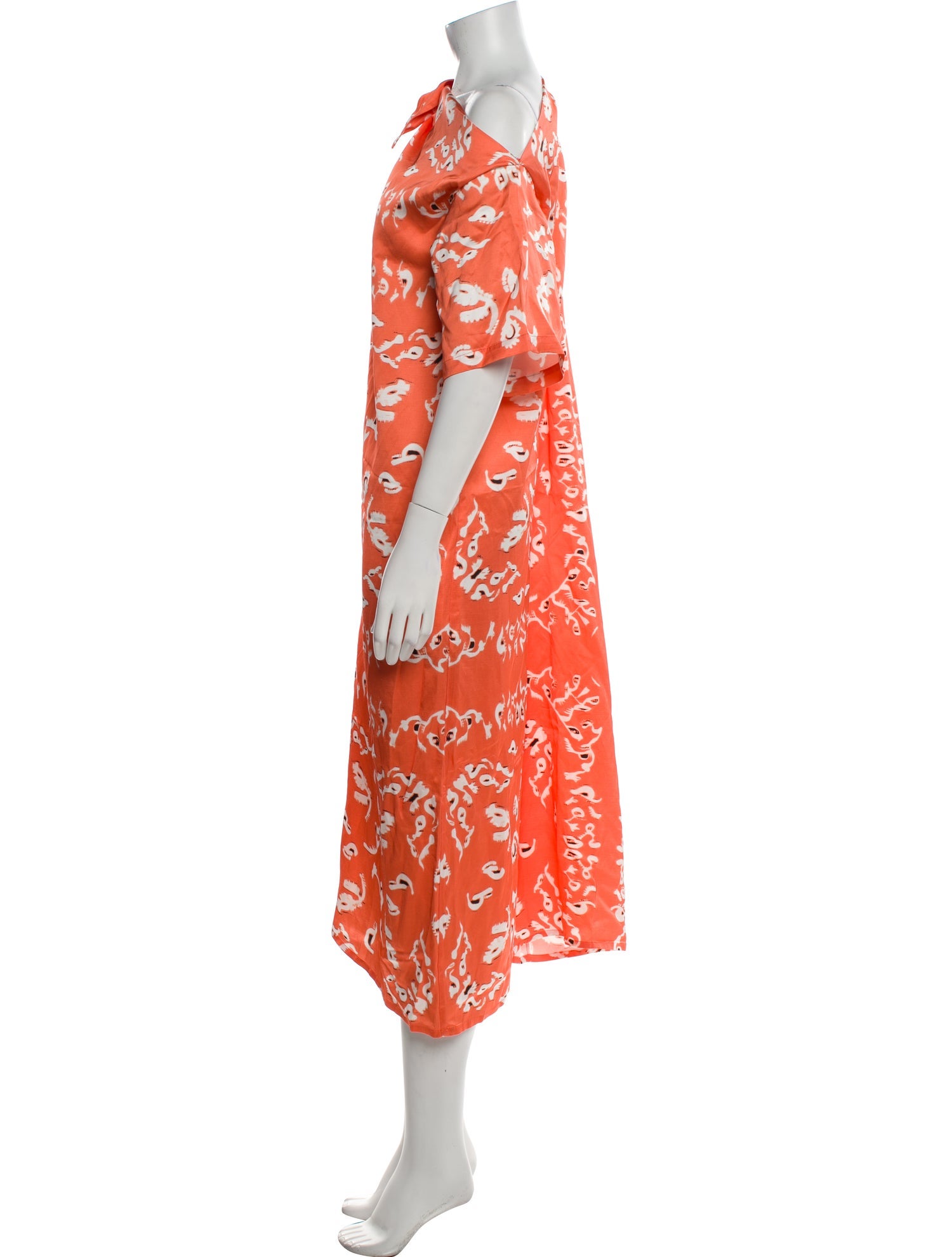 Christian Wijnants Printed Long Dress