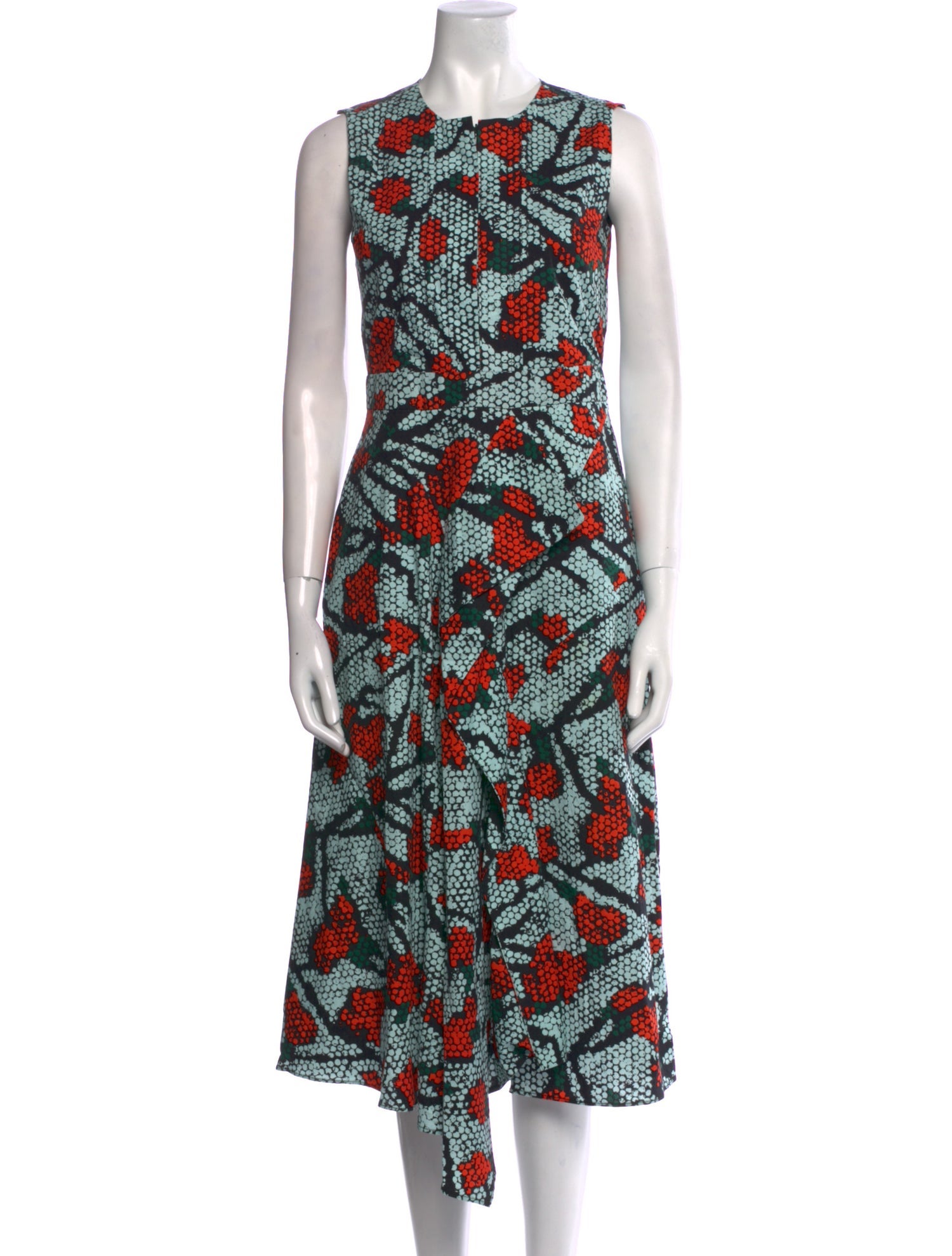 Christian Wijnants Printed Midi Length Dress