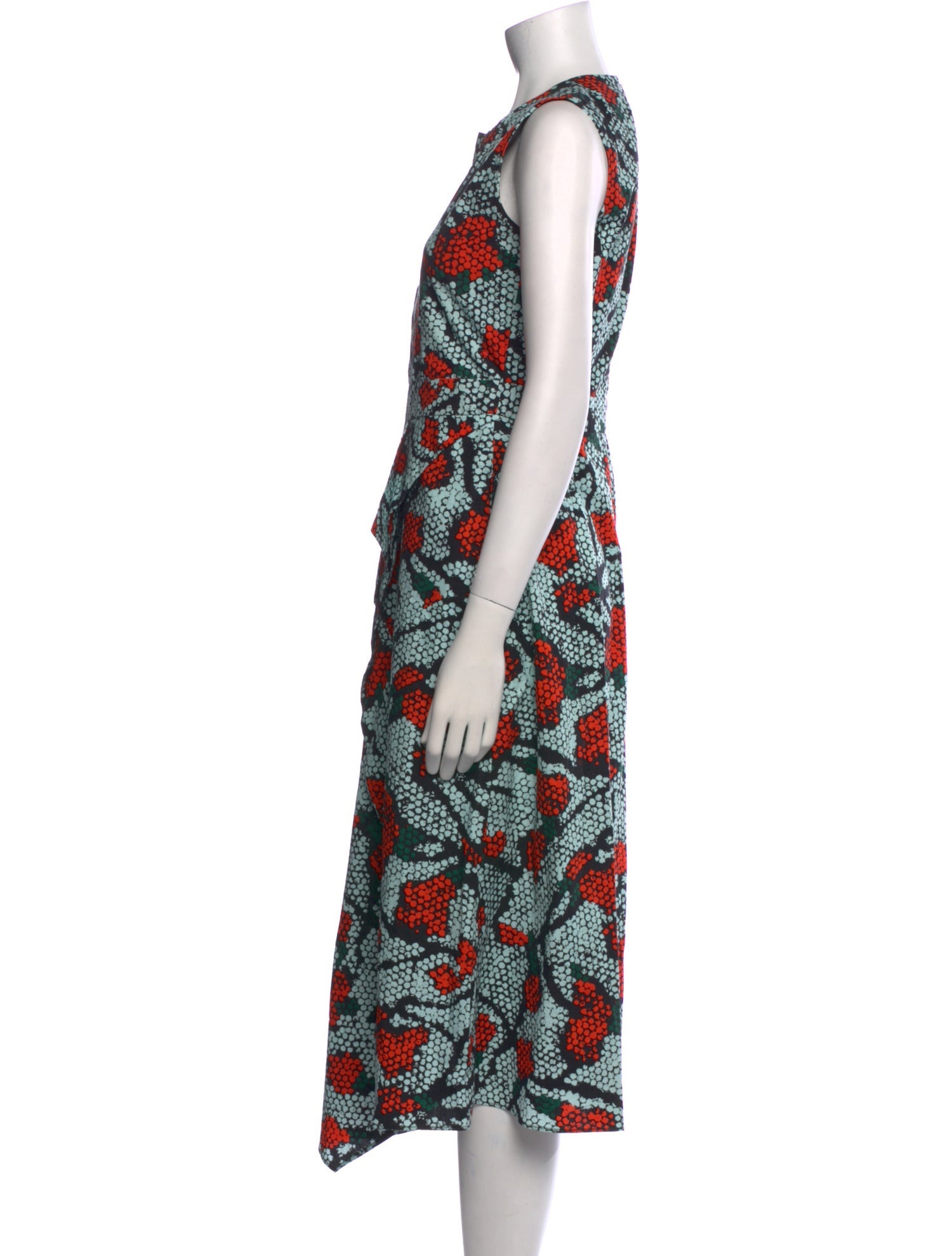 Christian Wijnants Printed Midi Length Dress
