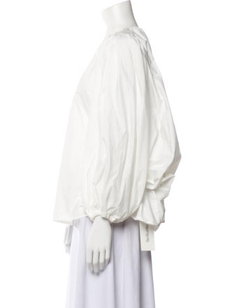 Christian Wijnants Crew Neck Three-Quarter Sleeve Blouse