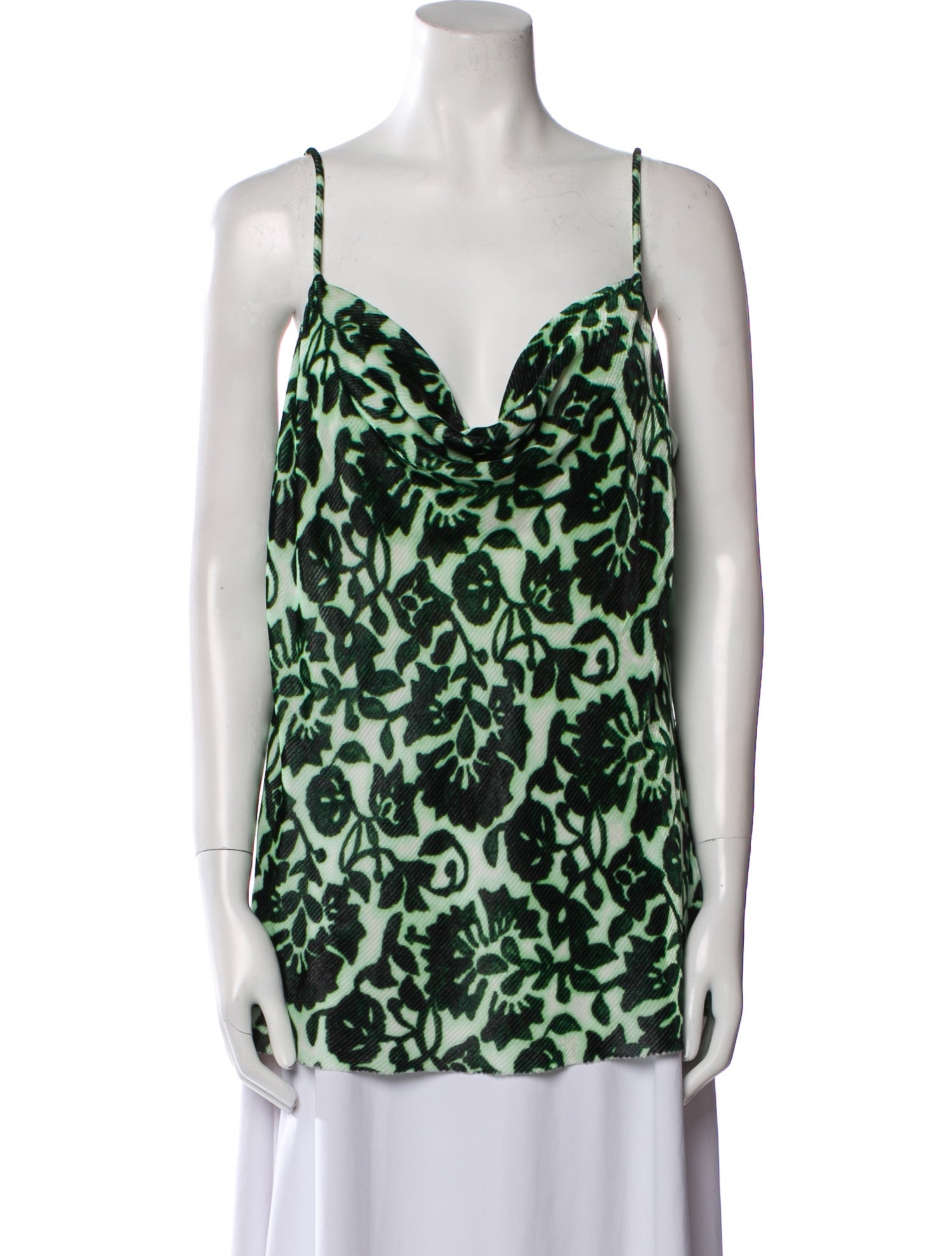 Christian Wijnants Printed Cowl Neck Top