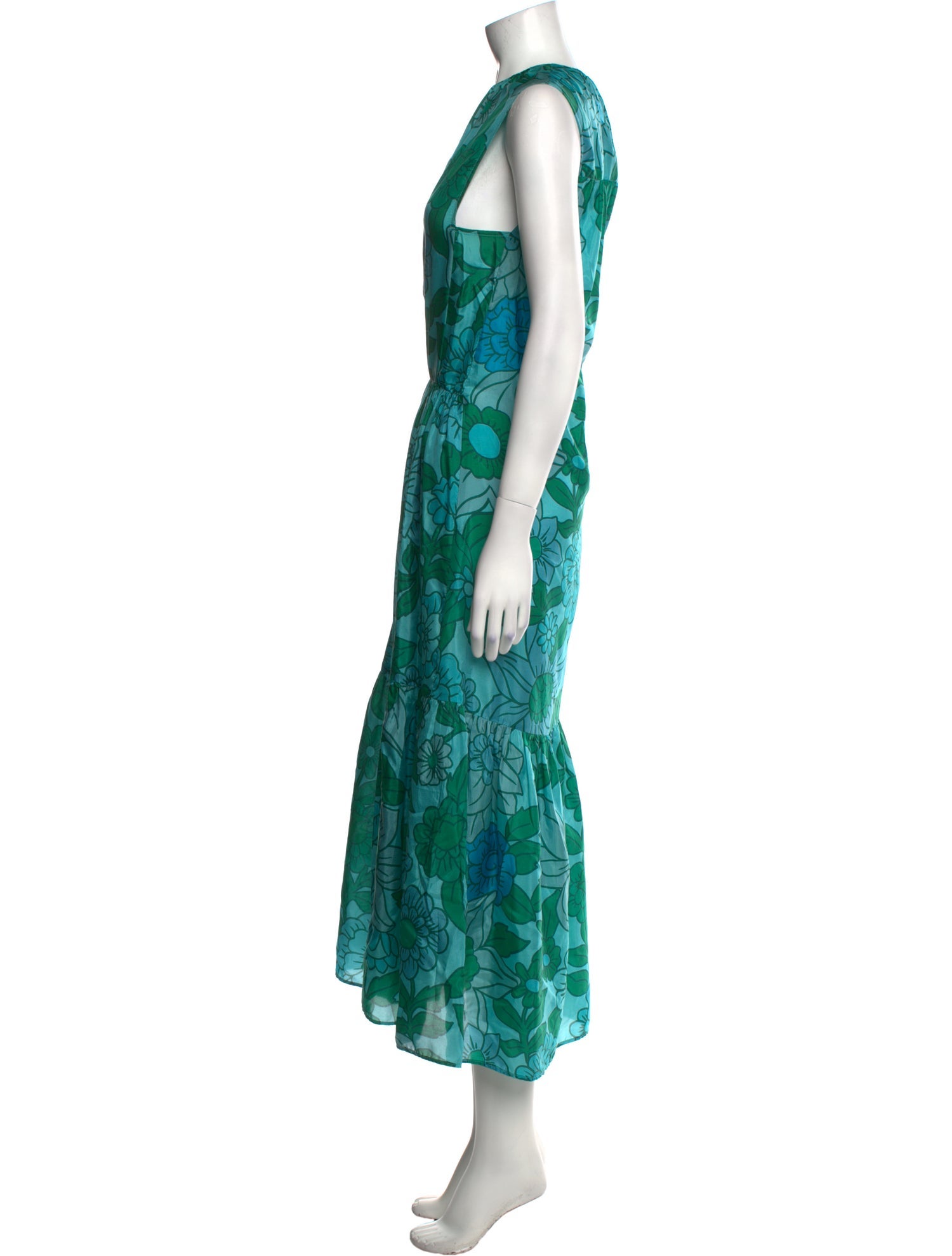 Christian Wijnants Floral Print Long Dress