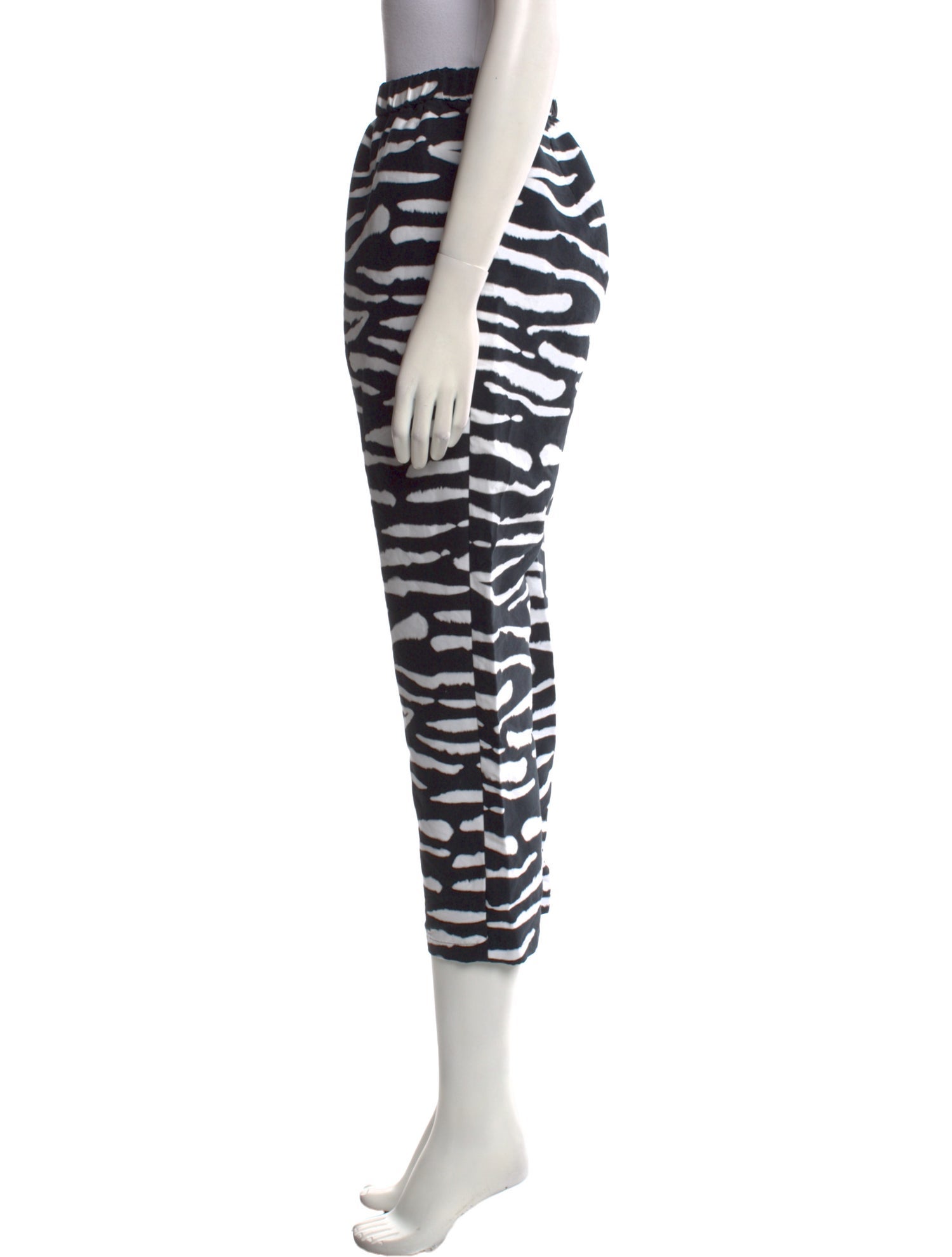 Christian Wijnants Animal Print Straight Leg Pants