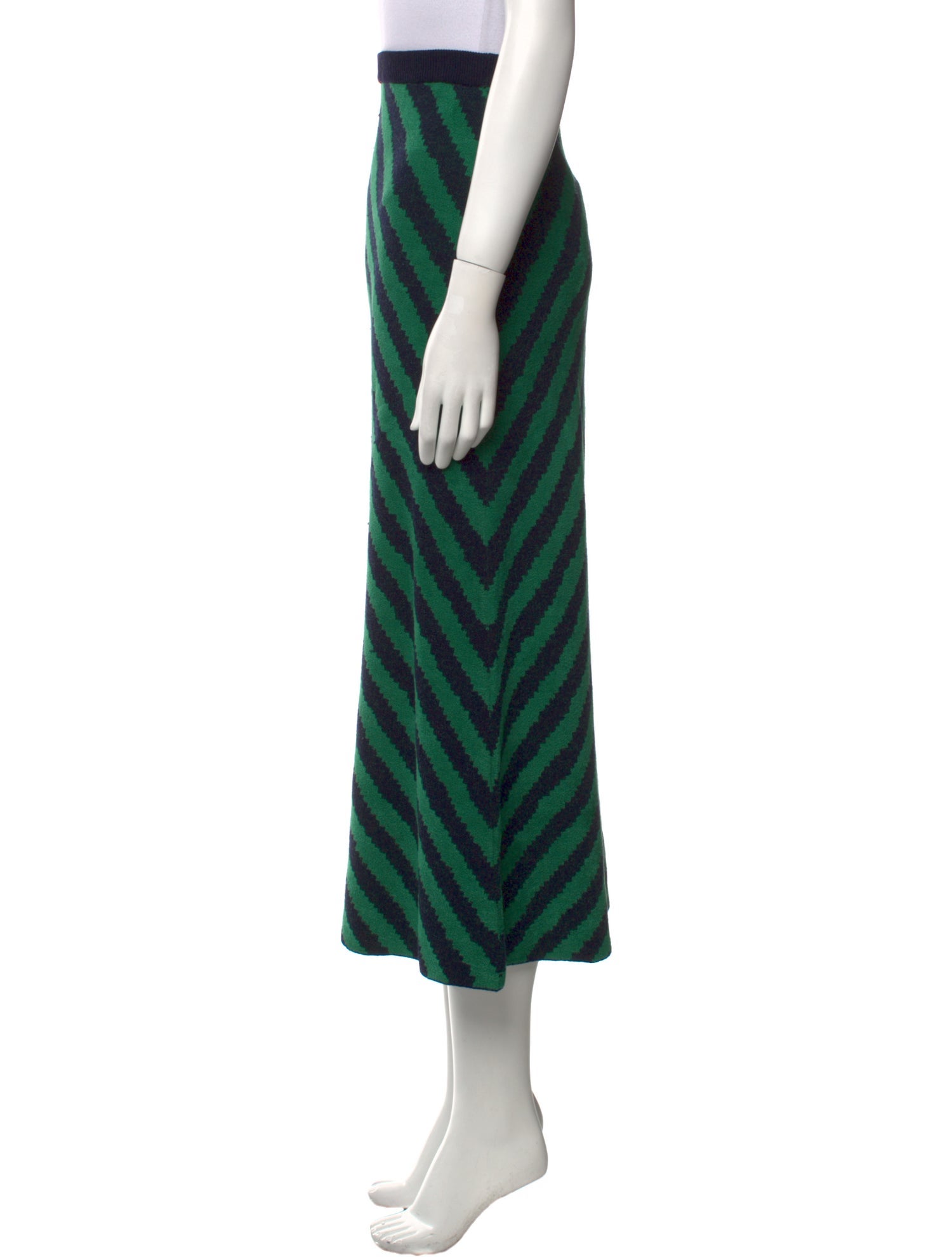 Christian Wijnants Virgin Wool Midi Length Skirt