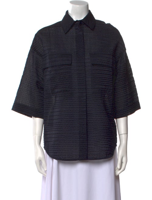 Christian Wijnants Three-Quarter Sleeve Button-Up Top