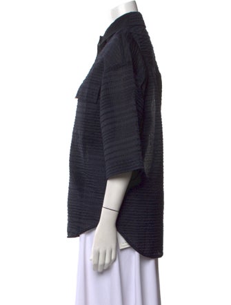 Christian Wijnants Three-Quarter Sleeve Button-Up Top