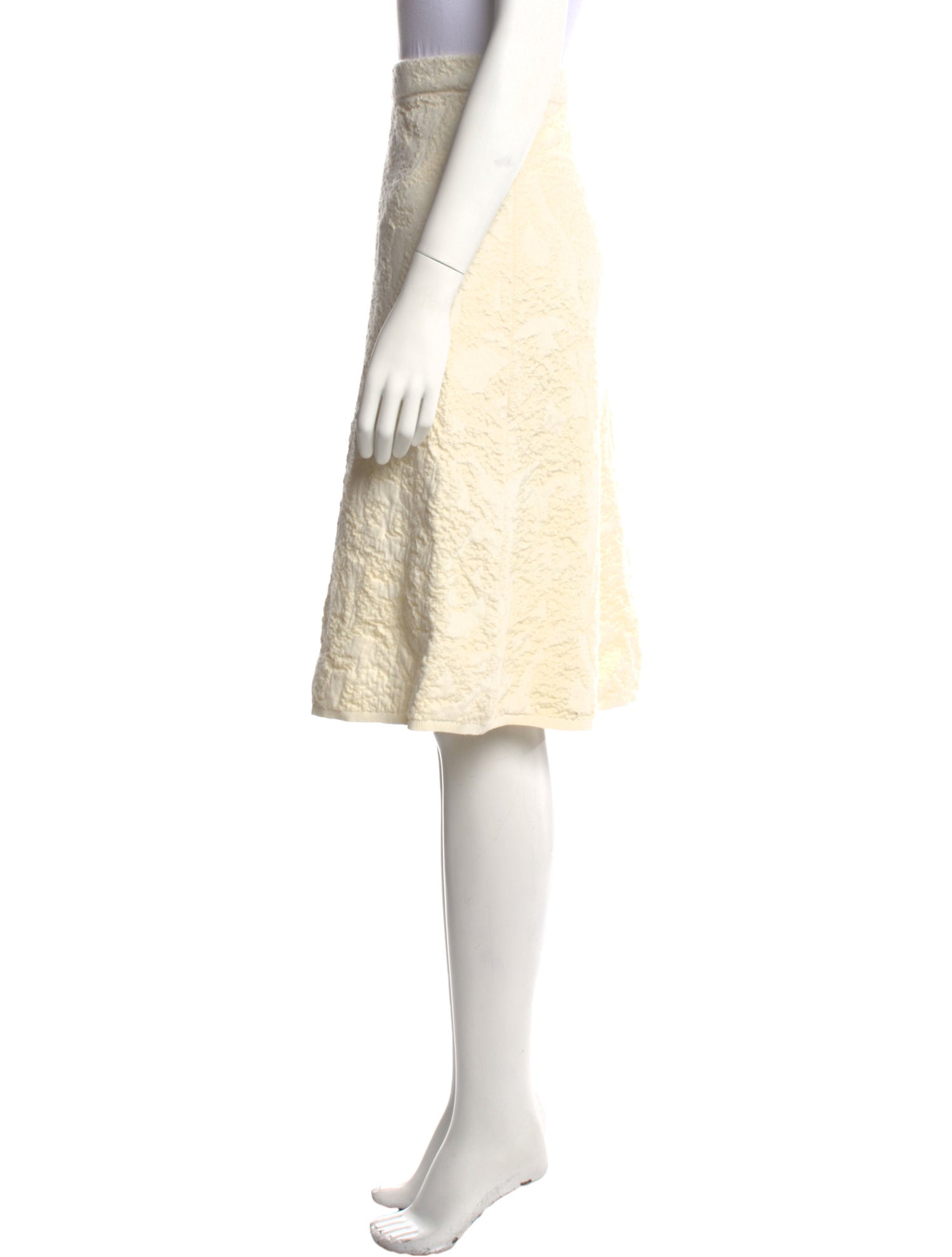 Christian Wijnants Mohair Knee-Length Skirt