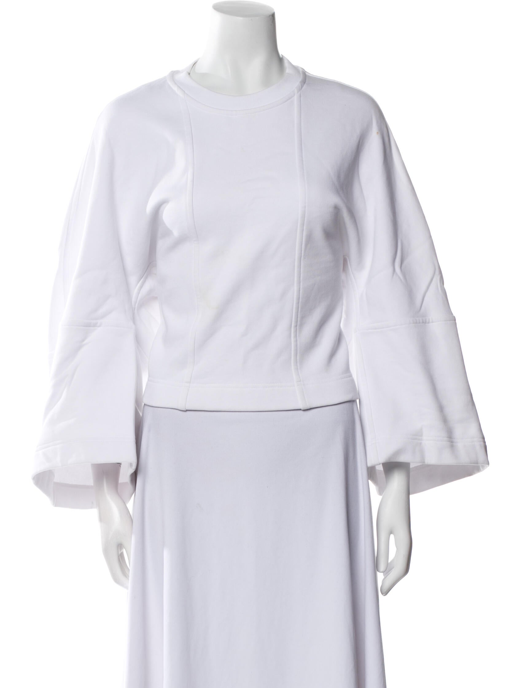 Christian Wijnants Crew Neck Three-Quarter Sleeve Blouse