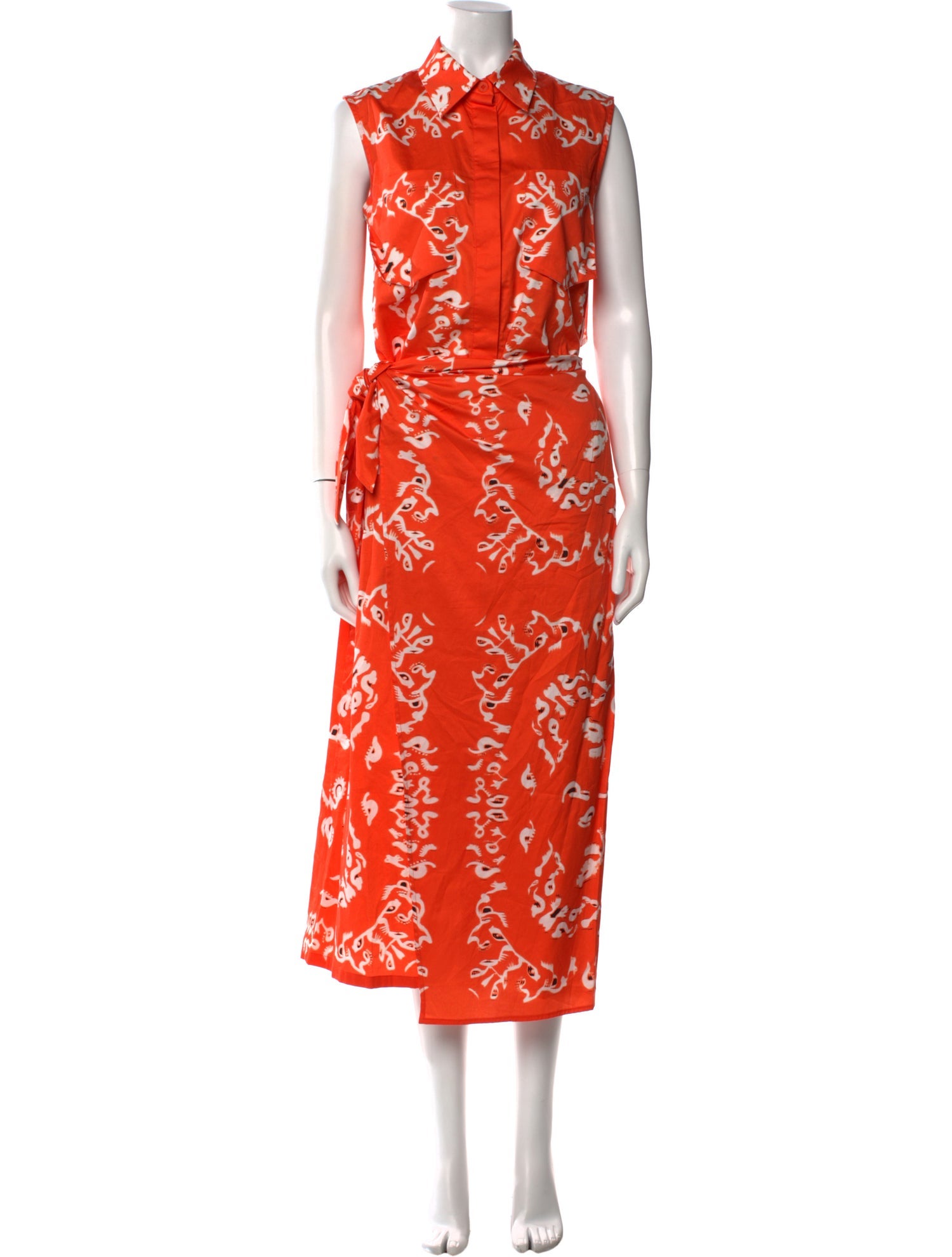 Christian Wijnants Printed Long Dress