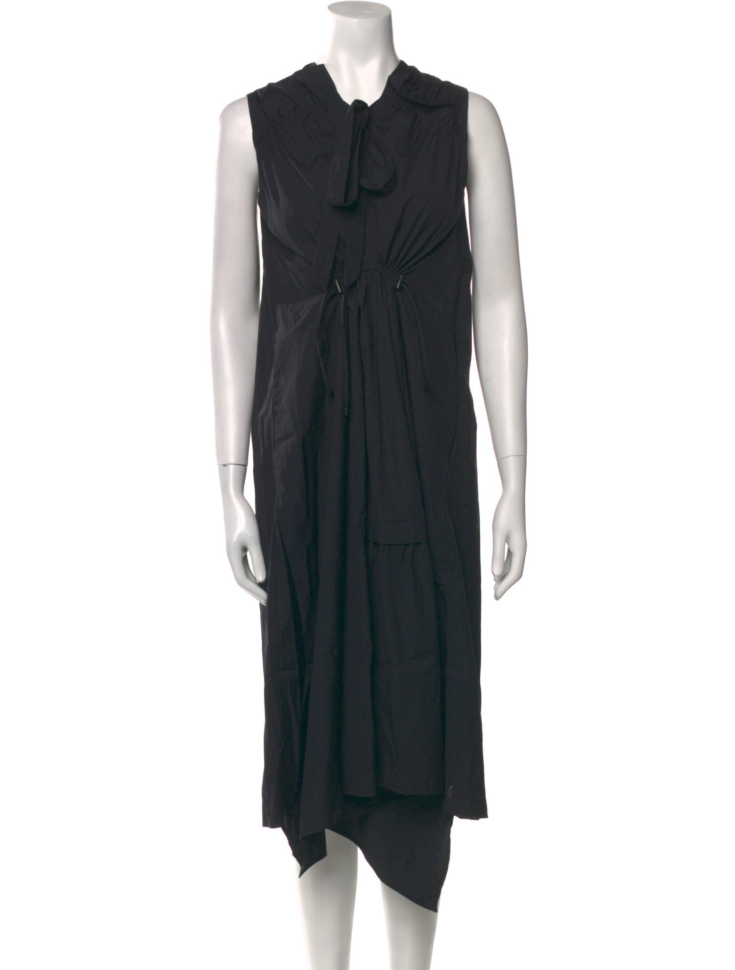 Christian Wijnants Tie Neck Long Dress