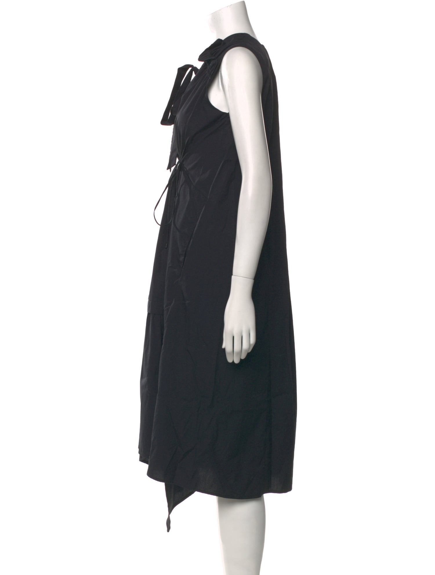 Christian Wijnants Tie Neck Long Dress