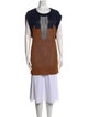 Christian Wijnants Colorblock Pattern Crew Neck Tunic