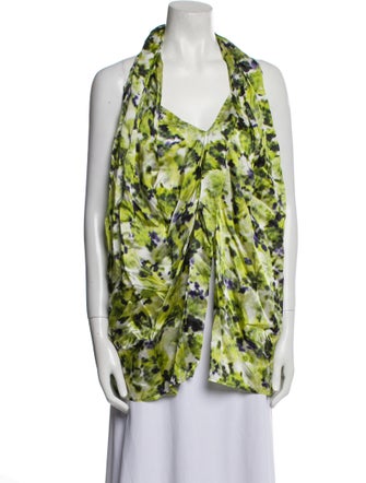 Christian Wijnants Printed Cowl Neck Tunic