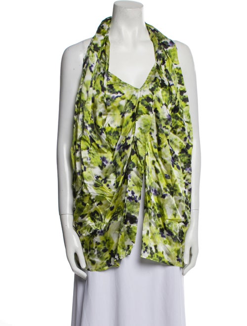 Christian Wijnants Printed Cowl Neck Tunic