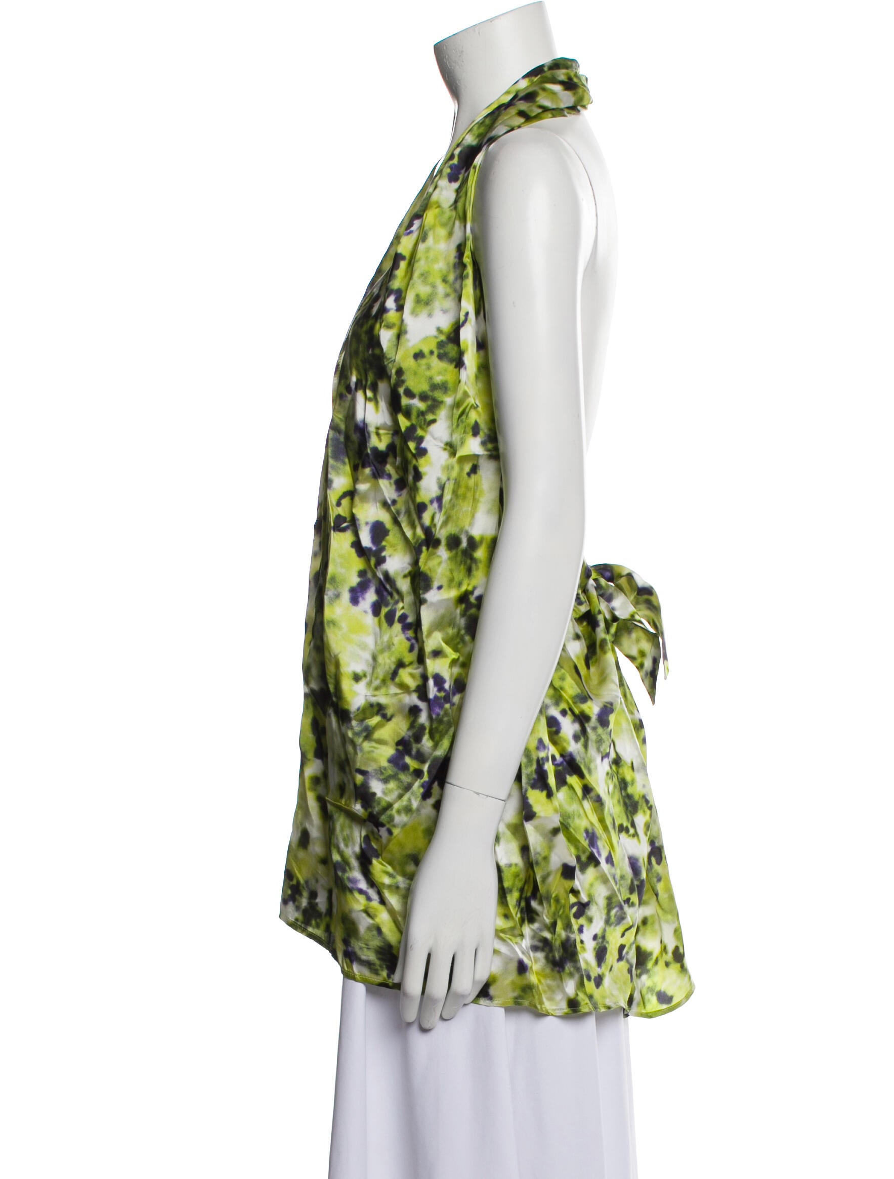Christian Wijnants Printed Cowl Neck Tunic