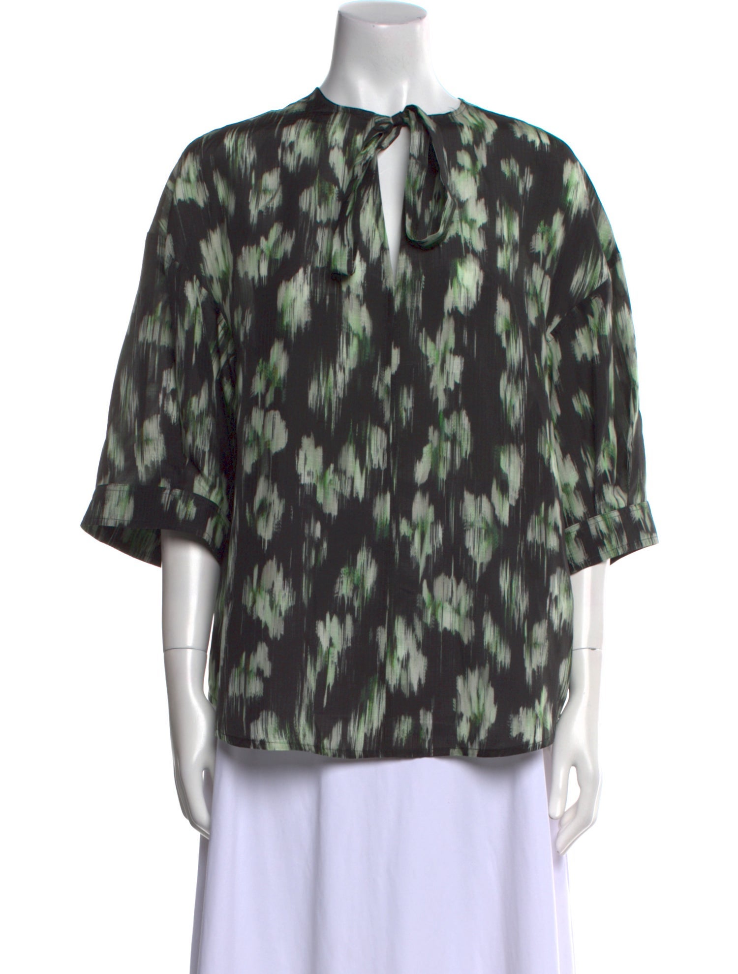 Christian Wijnants Silk Printed Blouse