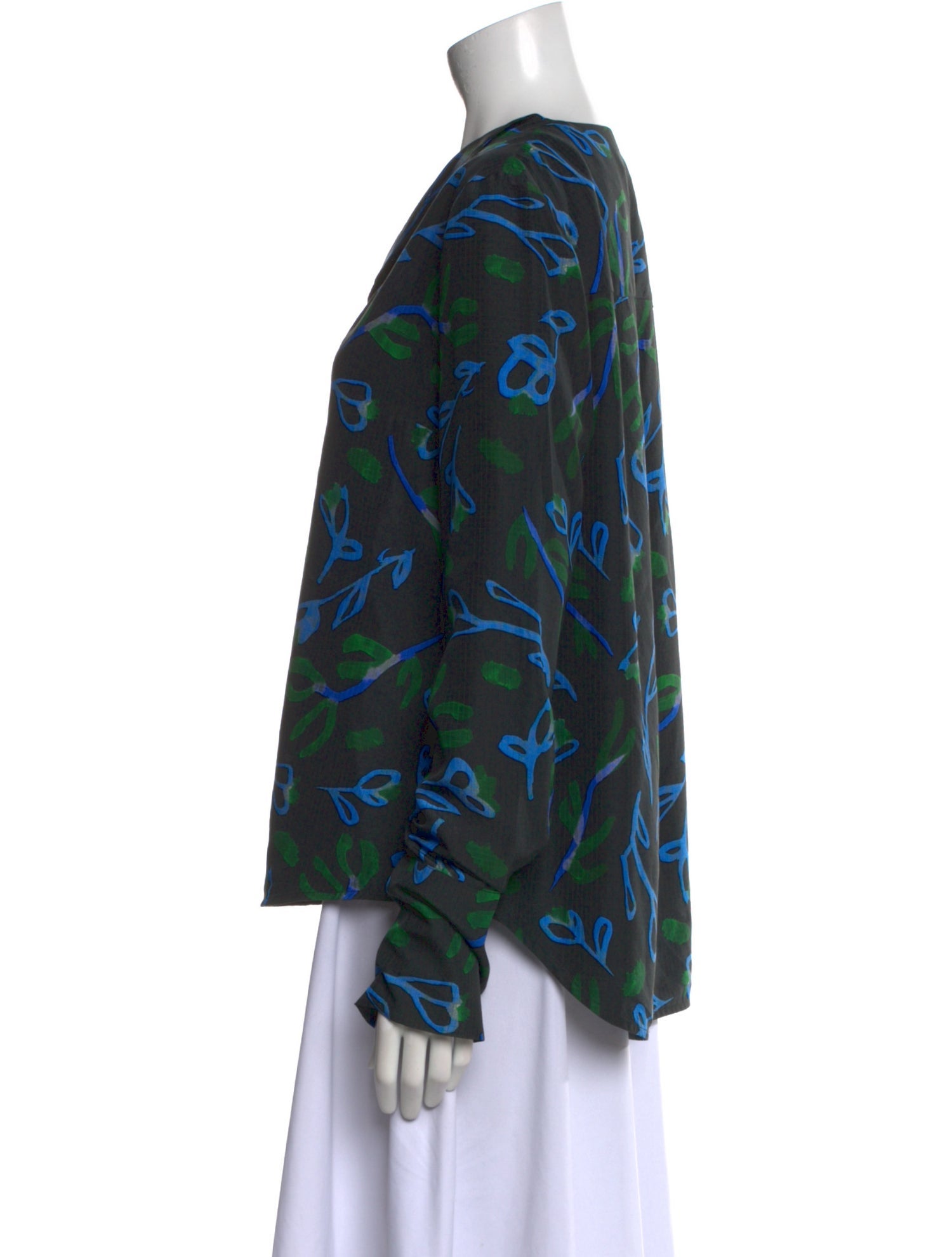 Christian Wijnants Silk Printed Blouse