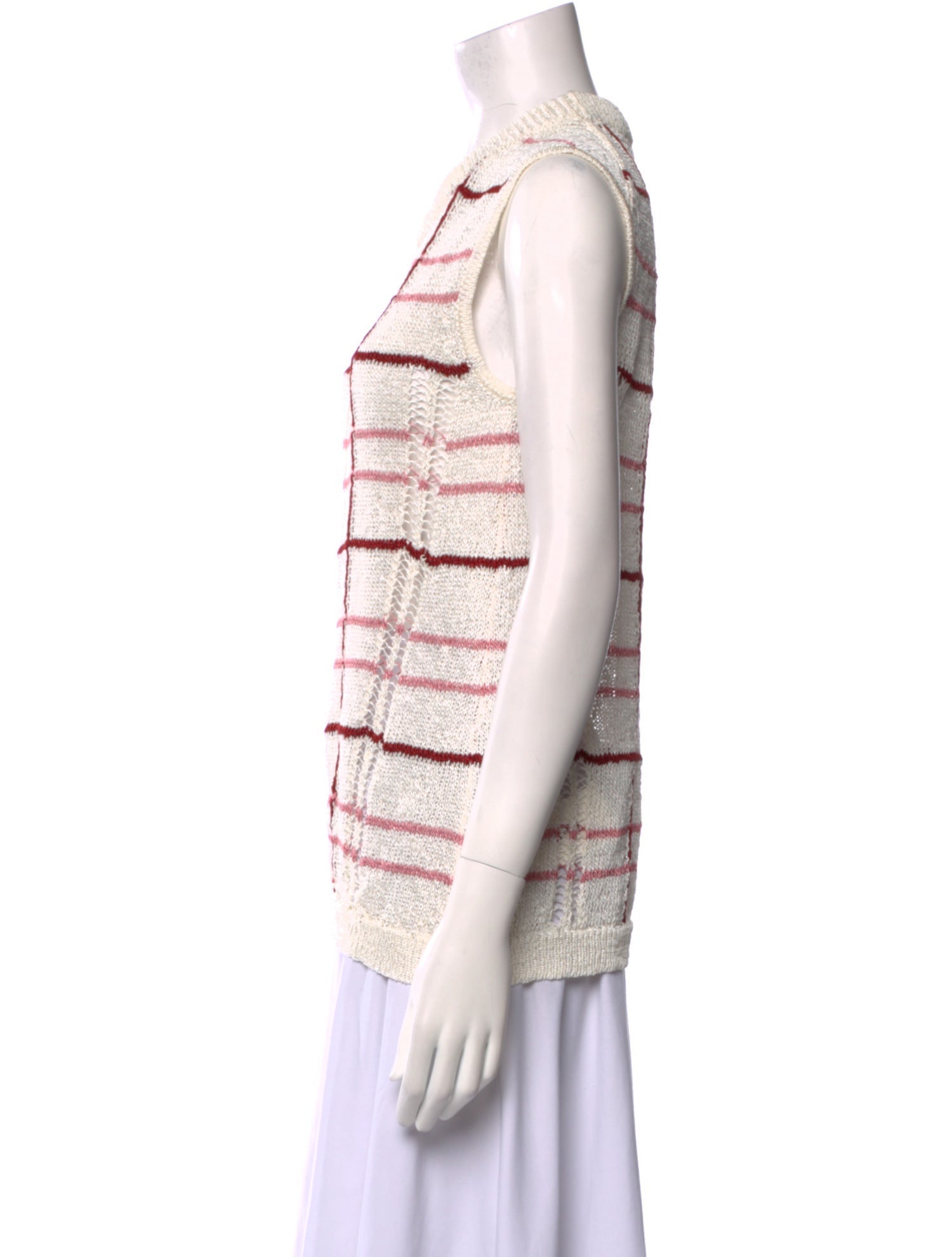 Christian Wijnants Plaid Print Scoop Neck Sweater