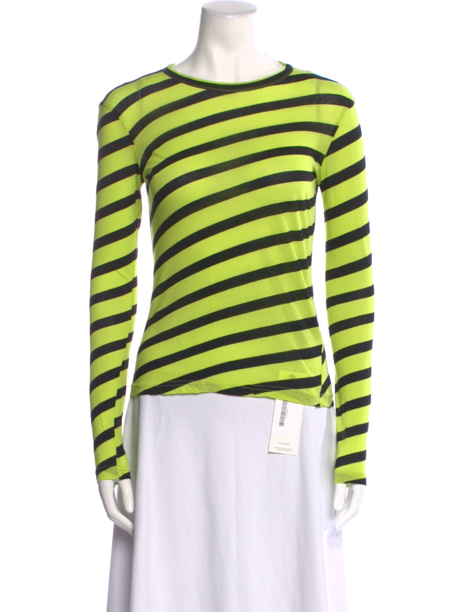 Christian Wijnants Striped Crew Neck Top