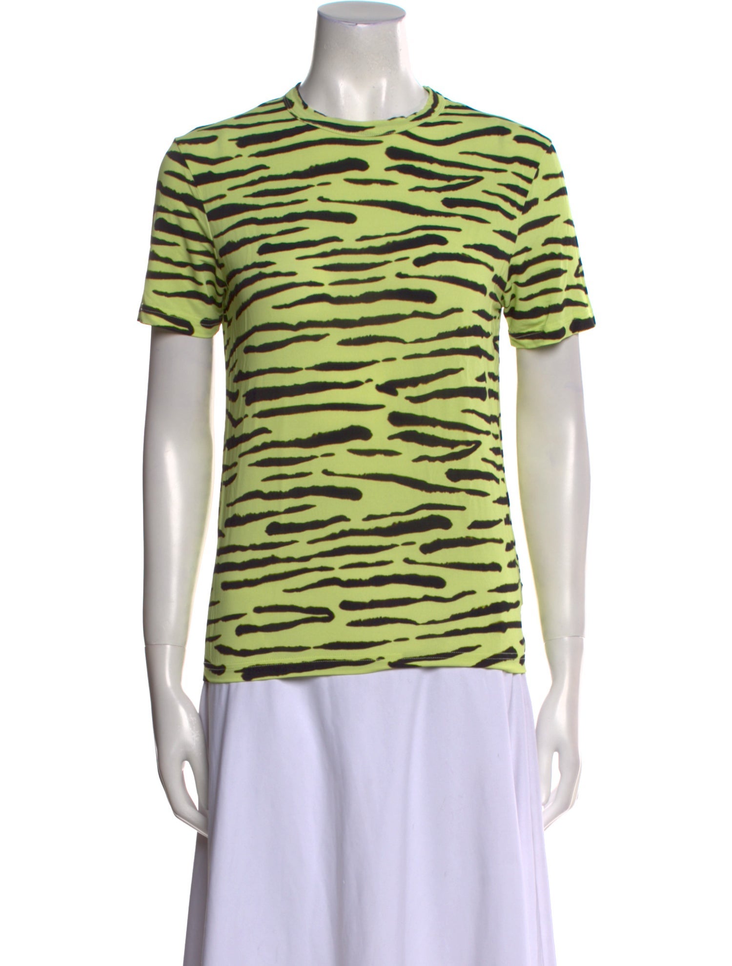 Christian Wijnants Animal Print Crew Neck T-Shirt