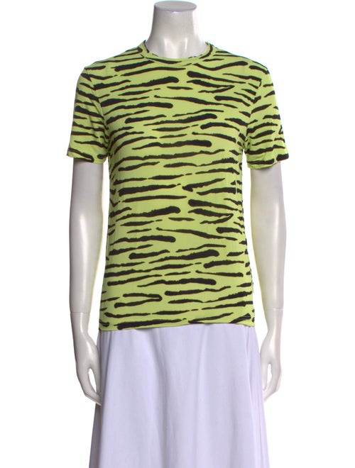 Christian Wijnants Animal Print Crew Neck T-Shirt