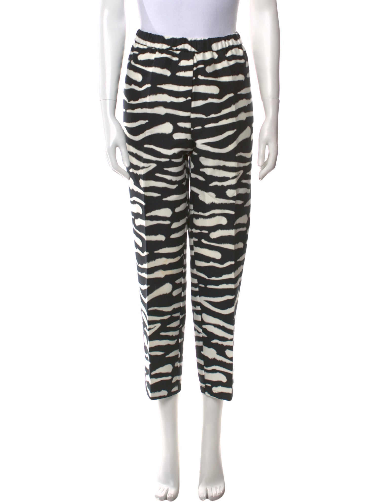 Christian Wijnants Animal Print Straight Leg Pants