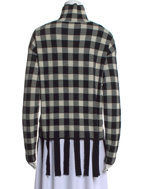 Christian Wijnants Plaid Print Turtleneck Sweater